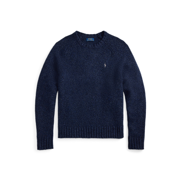 【送料&関税込】Polo Ralph Lauren Crew-neck Sweater In Wool Washable Wool V-Neck Sweater