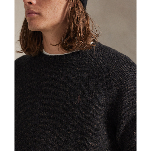 Charcoal Marl Marled Wool-Blend Jumper Polo Ralph Lauren 6