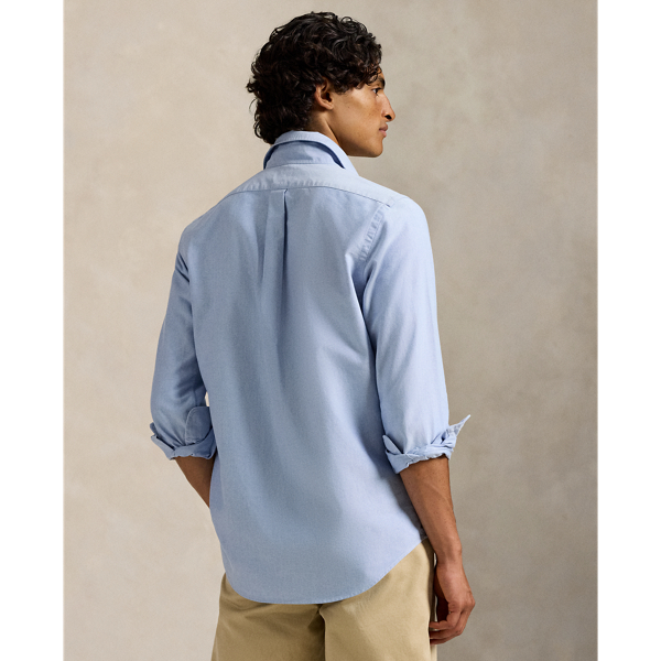 Classic Fit Dog-Embroidered Oxford Shirt