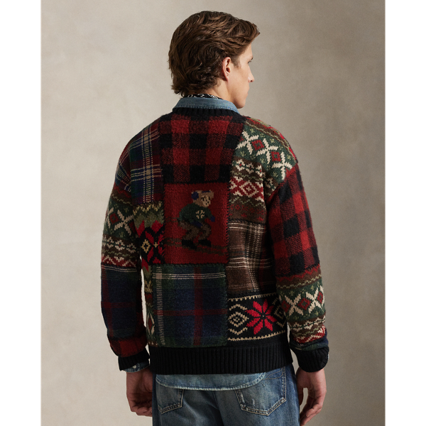 Polo Bear Patchwork Sweater
