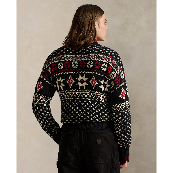 Snowflake Cotton-Cashmere Sweater