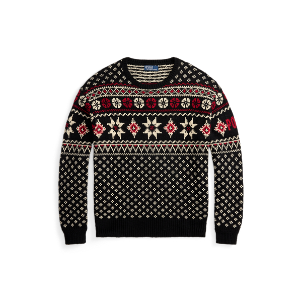 Snowflake Cotton-Cashmere Sweater