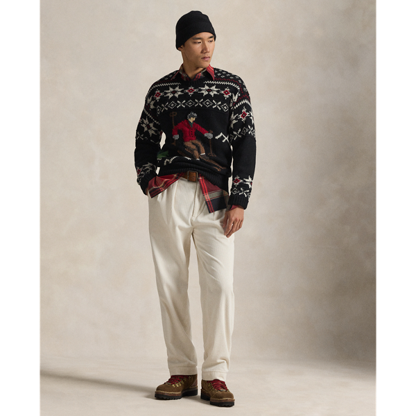 ウール スキーヤーグラフィック セーター | ラルフ ローレン公式