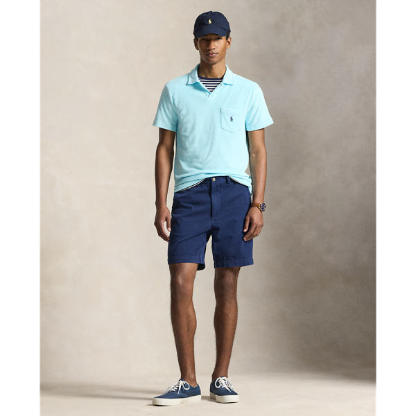 Soft Aqua Terry Polo Shirt Polo Ralph Lauren 4