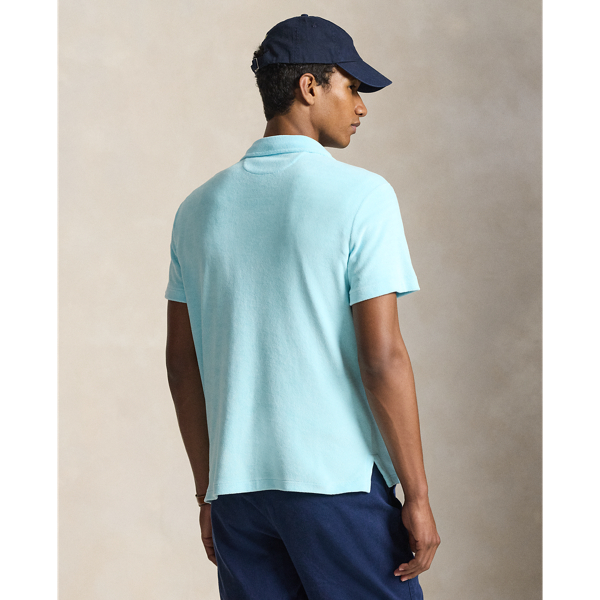 Soft Aqua Terry Polo Shirt Polo Ralph Lauren 5