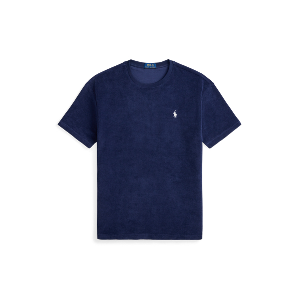 Camiseta de punto de rizo Classic Fit Polo Ralph Lauren en Azul marino Newport 2