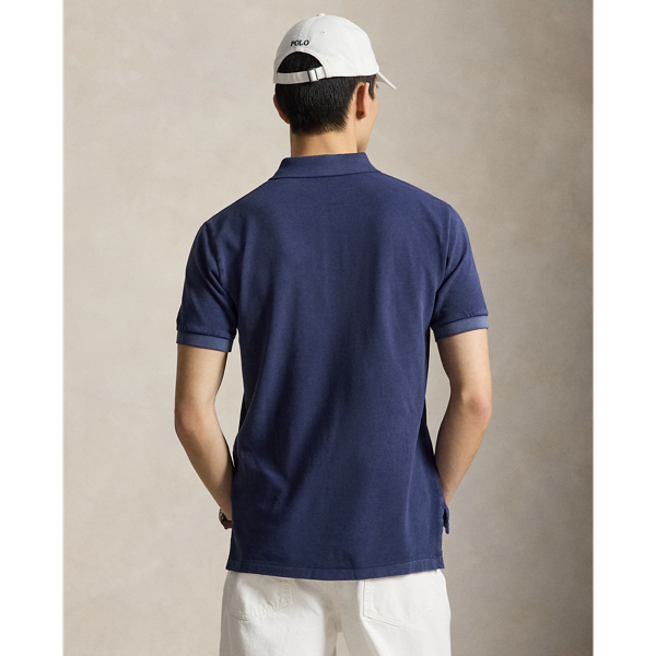 Dark Cobalt Original Fit Mesh Polo Shirt Polo Ralph Lauren 5