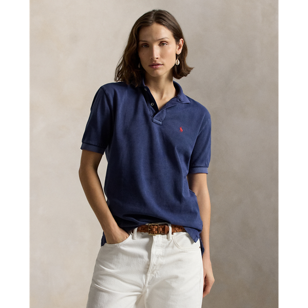 Dark Cobalt Original Fit Mesh Polo Shirt Polo Ralph Lauren 6