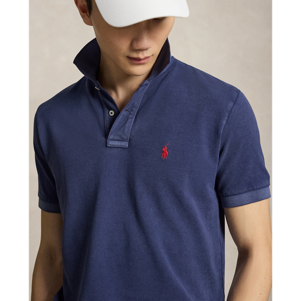 Dark Cobalt Original Fit Mesh Polo Shirt Polo Ralph Lauren 8