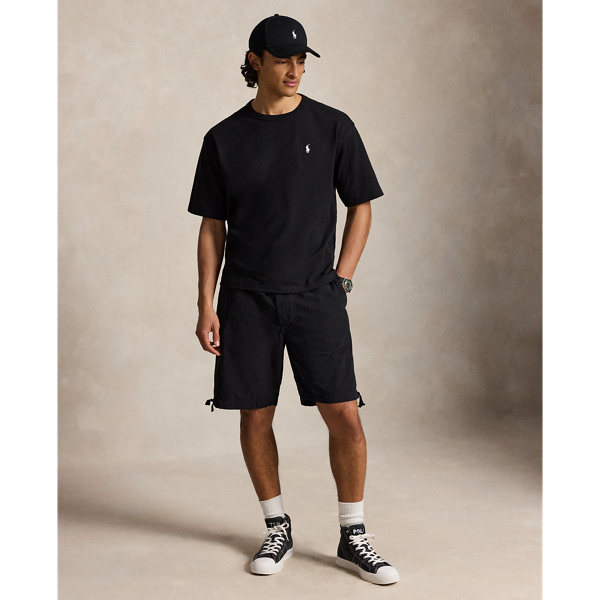 T-shirt &agrave; col rond en jersey Relaxed Fit Polo Ralph Lauren en Noir Polo 4