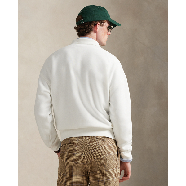 Sweat Relaxed Fit en molleton graphique Polo Ralph Lauren en Blanc 5