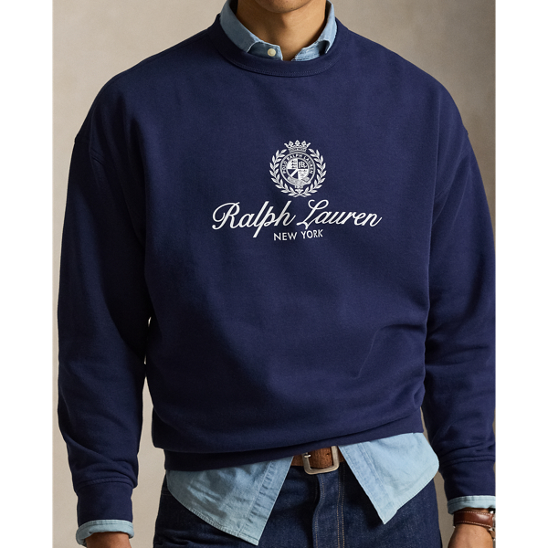 Sweat Relaxed Fit en molleton graphique Polo Ralph Lauren en Marine Newport 6