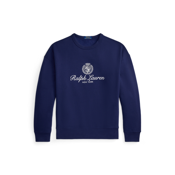 Sweat Relaxed Fit en molleton graphique Polo Ralph Lauren en Marine Newport 2