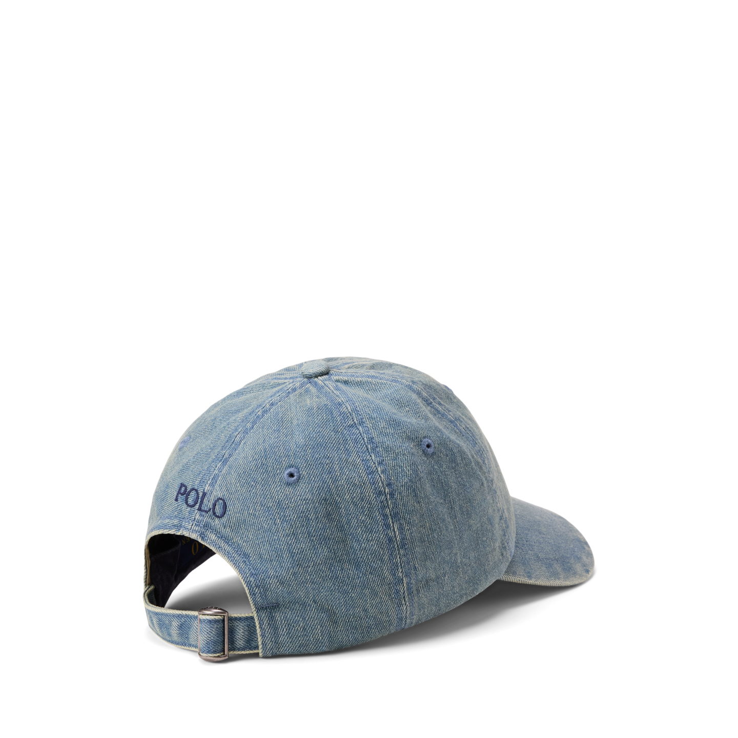 Мужская кепка Ralph Lauren Indigo Denim Ball, цвет: Светлая варка джинсовый — фото 1