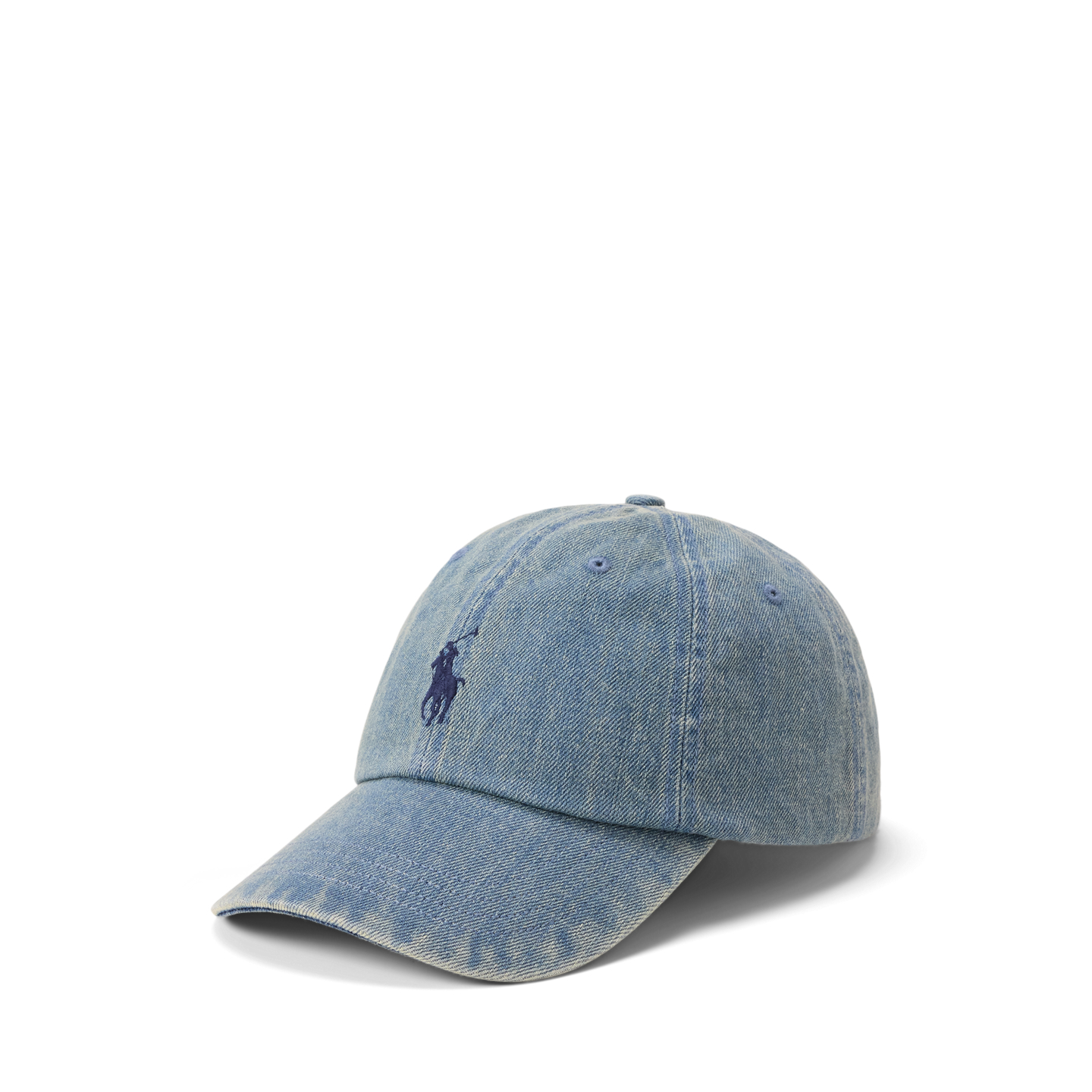 Мужская кепка Ralph Lauren Indigo Denim Ball, цвет: Светлая варка джинсовый — фото 3