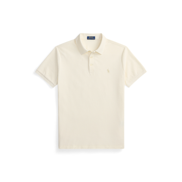 Pale Cream Custom Slim Fit Honeycomb-Mesh Polo Polo Ralph Lauren 2