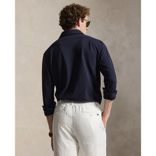 Hemd aus Micro-Piqu&eacute; Polo Ralph Lauren in RL-Navy 5