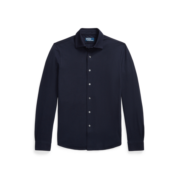 Hemd aus Micro-Piqu&eacute; Polo Ralph Lauren in RL-Navy 2