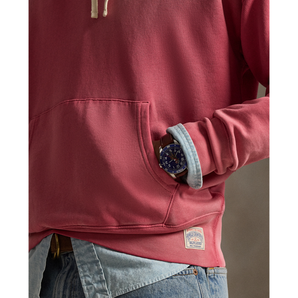 Sunrise Red Vintage Fit Fleece Hoodie Polo Ralph Lauren 6