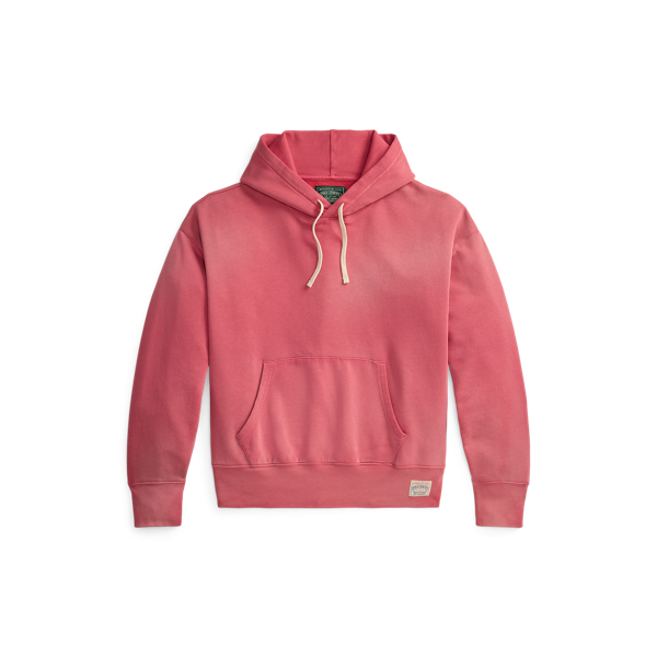Sunrise Red Vintage Fit Fleece Hoodie Polo Ralph Lauren 2