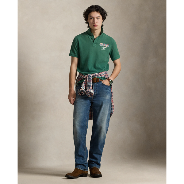 Classic-Fit Poloshirt mit Applikation Polo Ralph Lauren in Antikgr&uuml;n 4