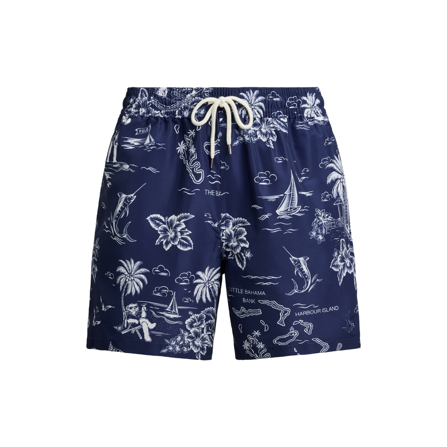 Мужские плавки-шорты Ralph Lauren Traveler Polo Bear 5.75 дюйма, цвет: Harbor Island Bear — фото 5