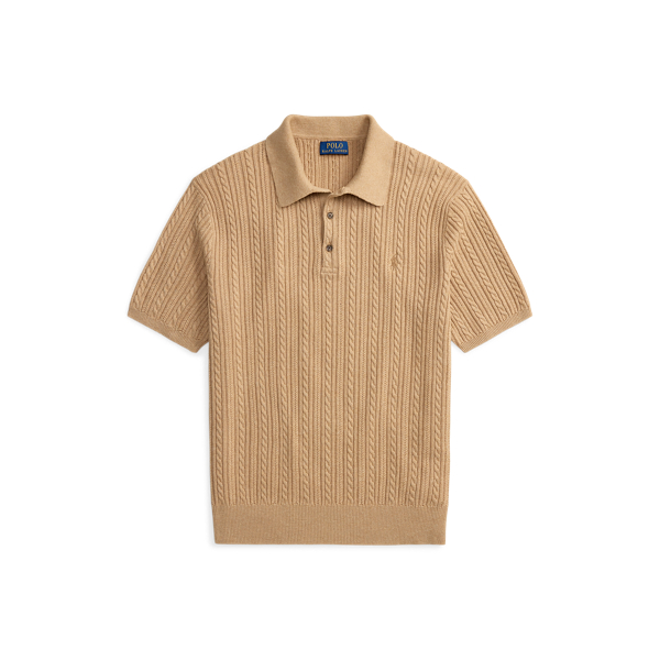 ケーブルニット コットン ポロカラー セーター | ラルフ ローレン公式