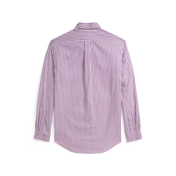 Polo Ralph Lauren クラシック フィット ストライプド ブロードクロス シャツ ホワイト パープル ドーン 2