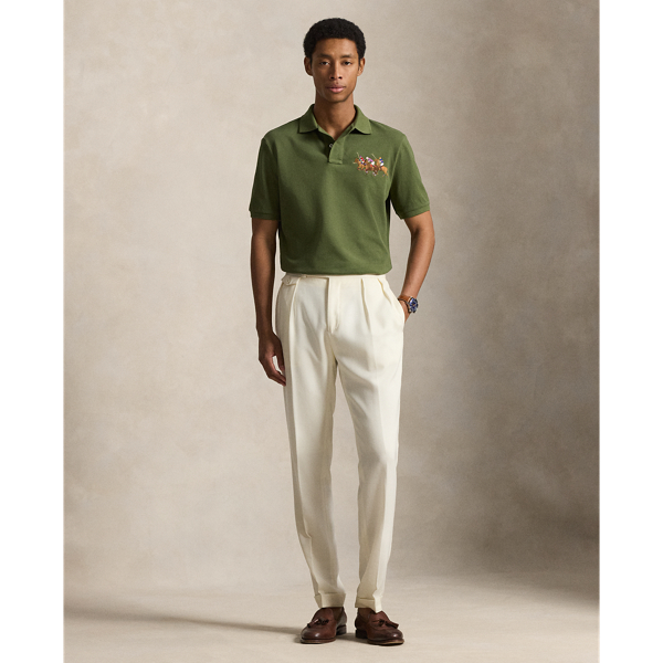 Polo en piqu&eacute; classique triple poney Polo Ralph Lauren en Olive Supply 4