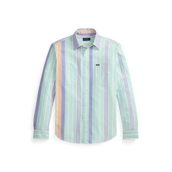 Classic Fit Striped Oxford Workshirt
