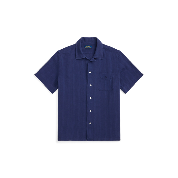 90s Ralph Lauren “BEACH CAMP” Navy L Polo Ralph Lauren Terry Camp Shirt | Apparel » Buy online now!