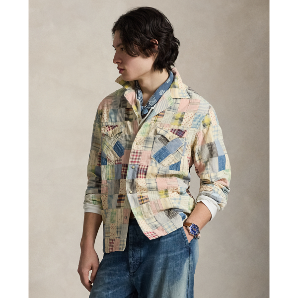 Classic Fit Patchwork Shirt