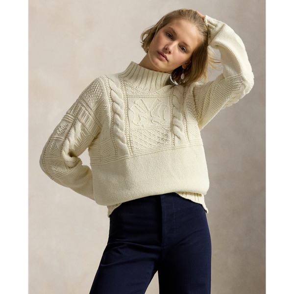 Pullover Polo Ralph Lauren Yankees Polo Ralph Lauren in Antikcreme 6