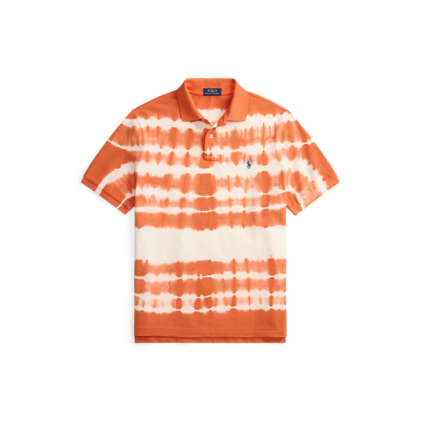 Classic Fit Mesh Graphic Polo Shirt