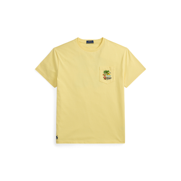 Polo Ralph Lauren クラシック フィット エンブロイダリー ジャージー Tシャツ リゾート ゴールド 2