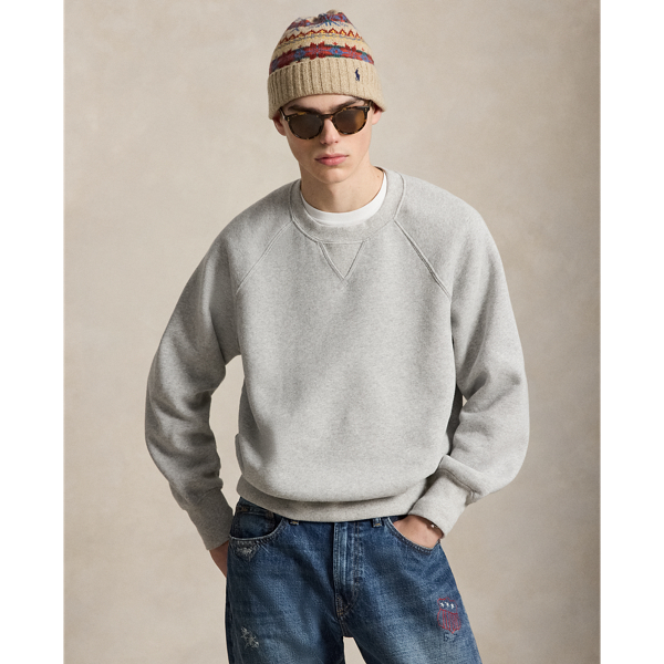 Loft Heather Vintage Fit Fleece Sweatshirt Polo Ralph Lauren 3