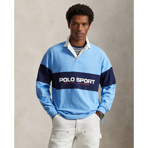 Женские рубашки Ralph Lauren Big Fit Polo Sport Rugby Shirt