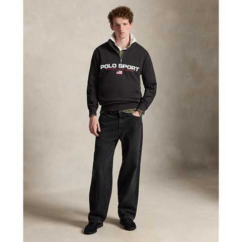 Мужские худи Ralph Lauren Polo Sport Fleece Quarter-Zip Sweatshirt