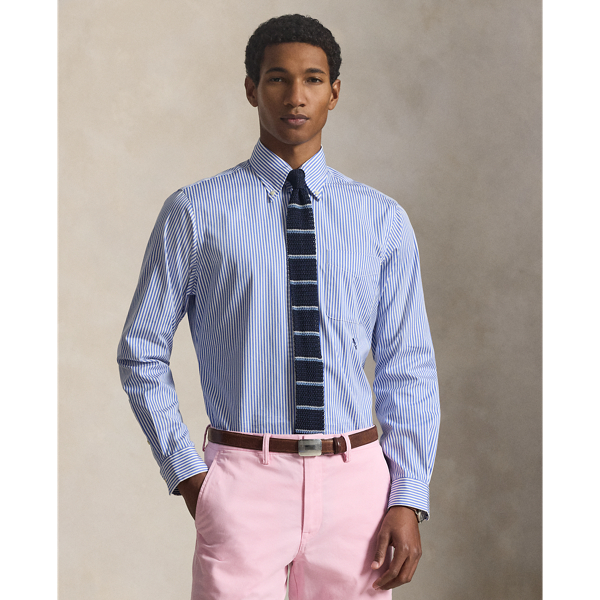 ポロラルフローレン　クラシック フィット ストライプド ポプリン シャツ クラシック フィット ストライプド ポプリン シャツ | ラルフ ローレン