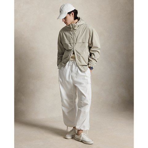 Мужская куртка Ralph Lauren The Glenmoor Hooded, цвет: Серо-бежевый