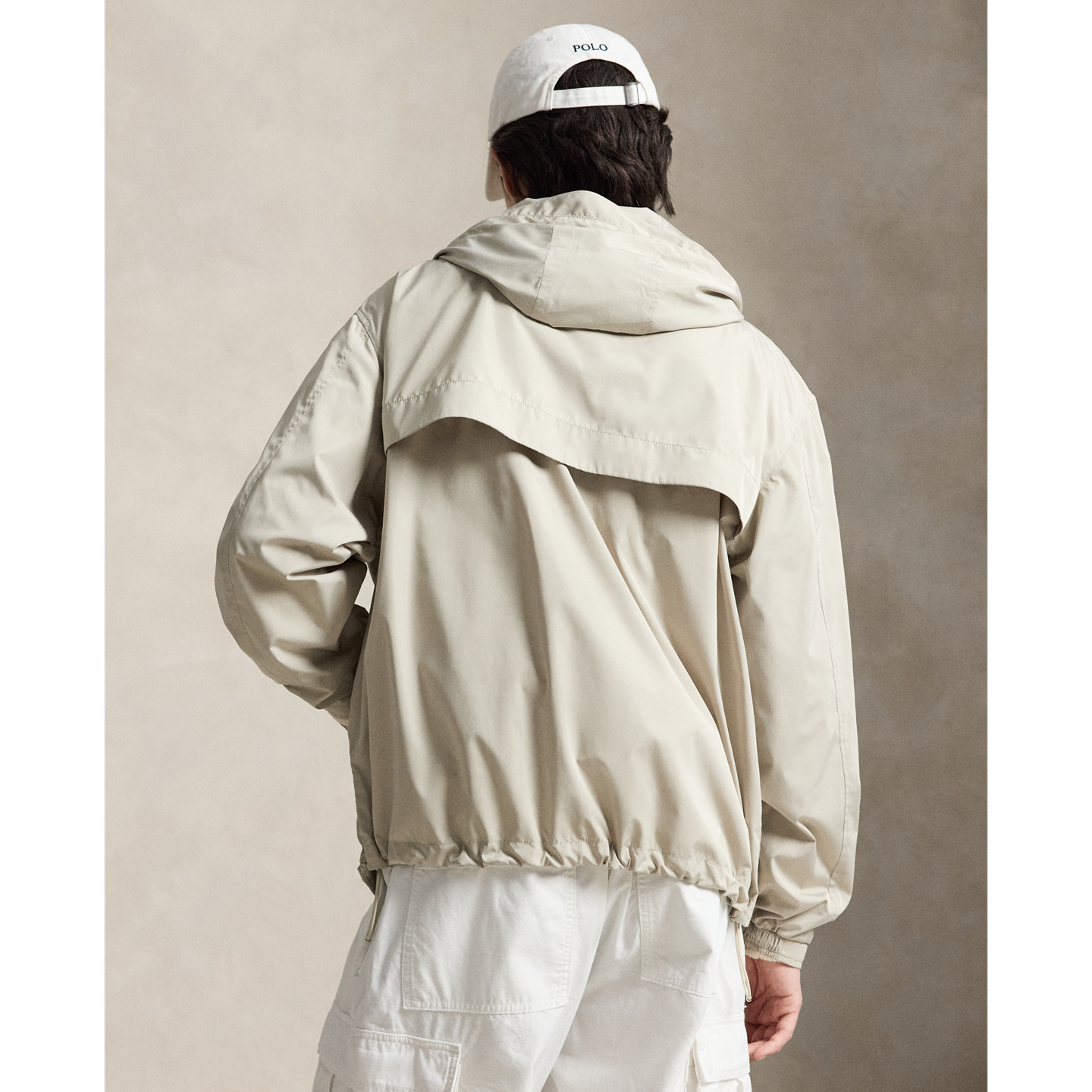 Мужская куртка Ralph Lauren The Glenmoor Hooded, цвет: Серо-бежевый — фото 2