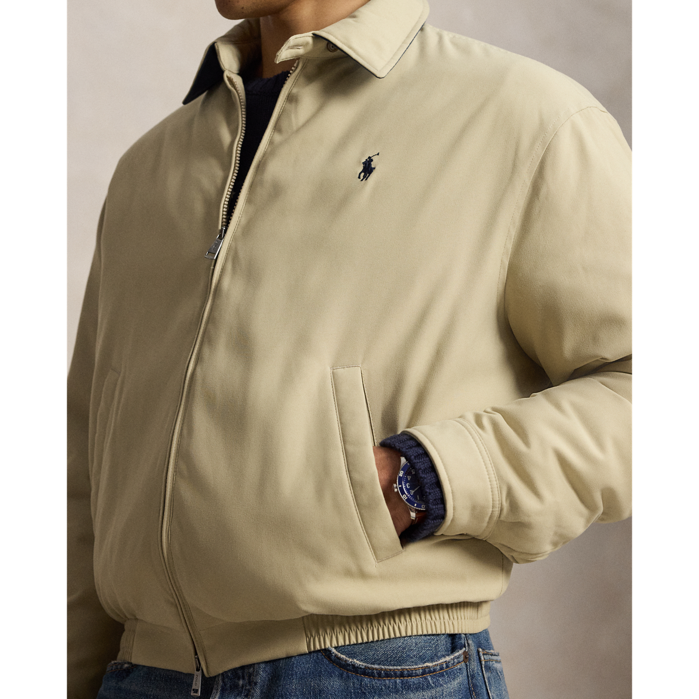 Мужская куртка Ralph Lauren Down Jacket, цвет: Хаки — фото 4