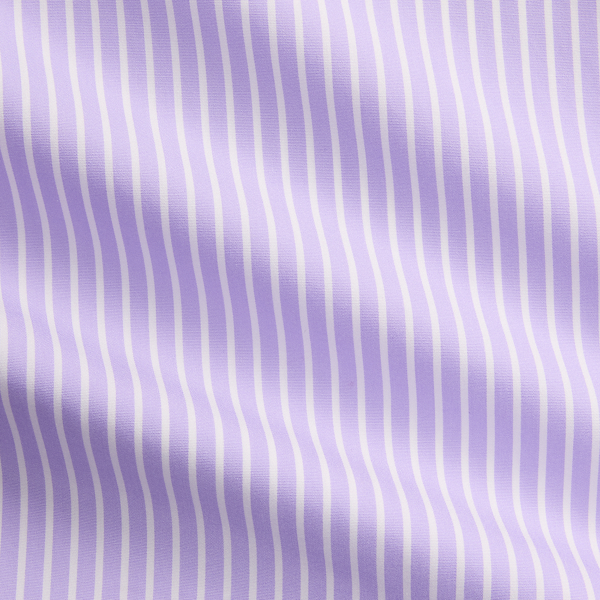 Powder Purple White Custom Fit Striped Poplin Shirt Polo Ralph Lauren 7