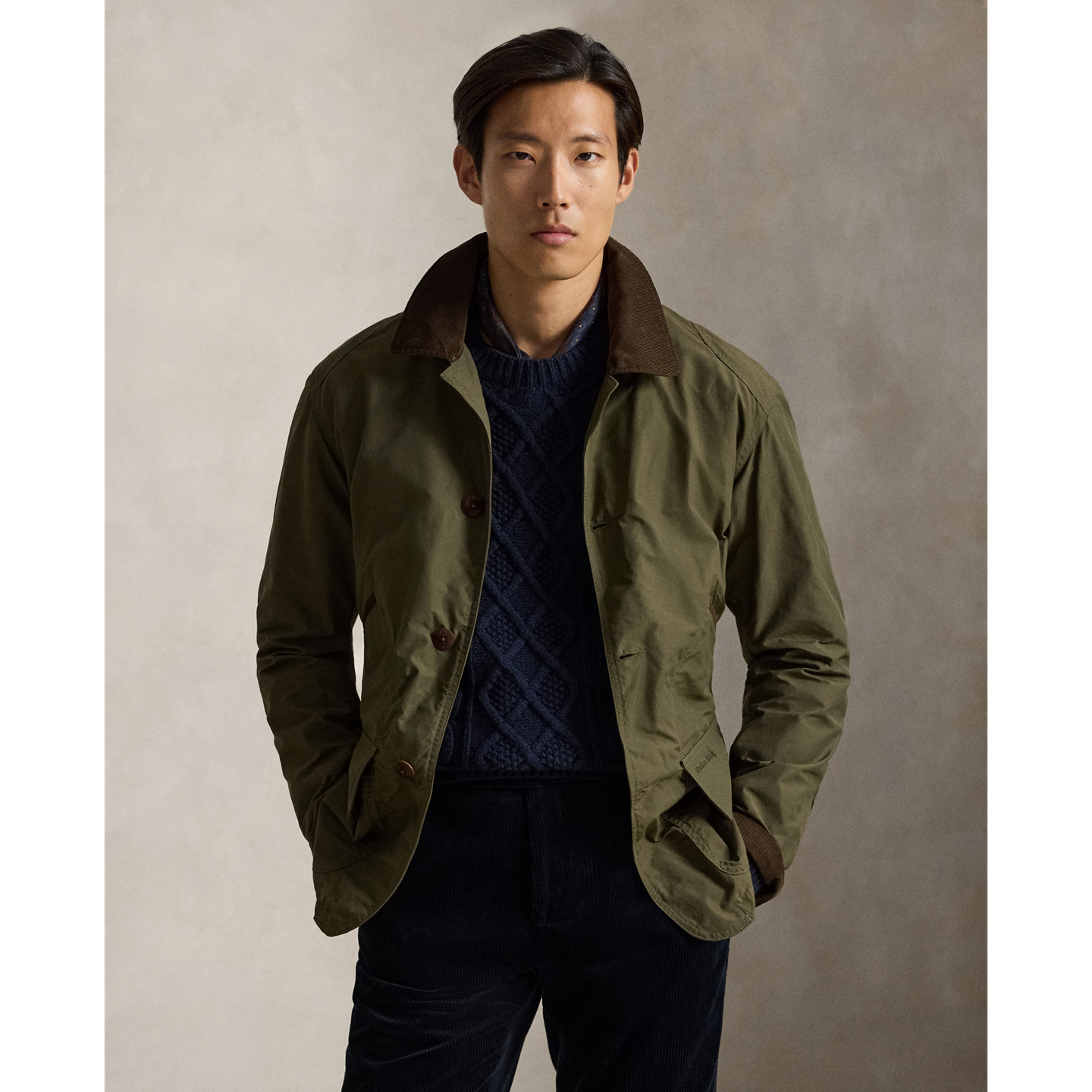 Мужская куртка Ralph Lauren The Clarkfield Utility, цвет: Оливковый — фото 5
