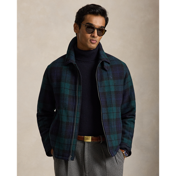 Casaco Langdon em tweed xadrez
