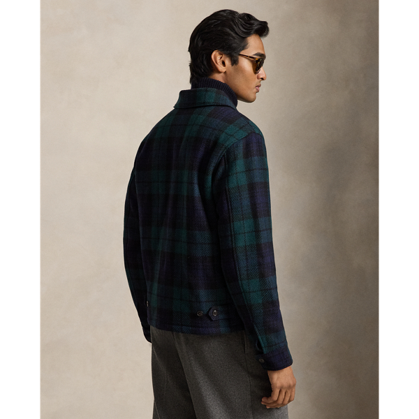 Casaco Langdon em tweed xadrez