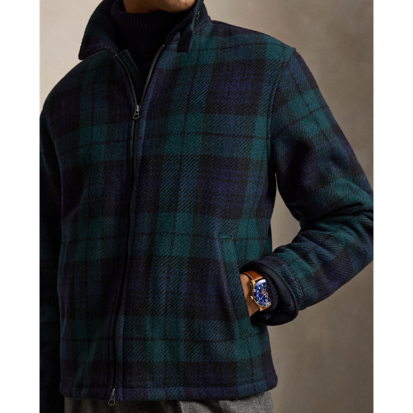 Casaco Langdon em tweed xadrez