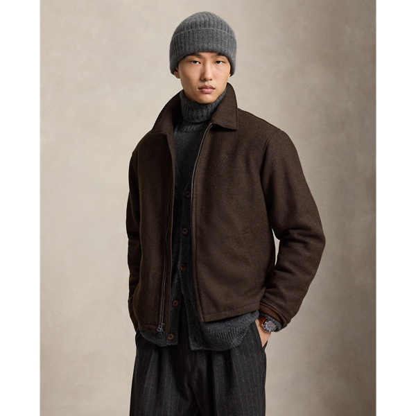 La giacca Langdon in tweed Polo Ralph Lauren in Lana marrone circuito 1