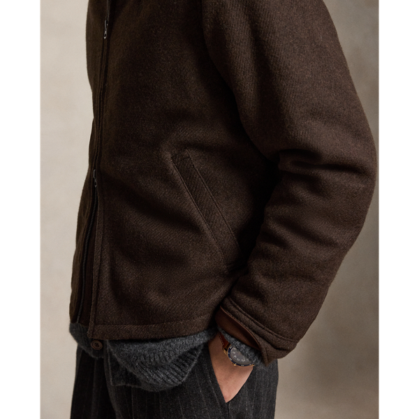 La giacca Langdon in tweed Polo Ralph Lauren in Lana marrone circuito 7