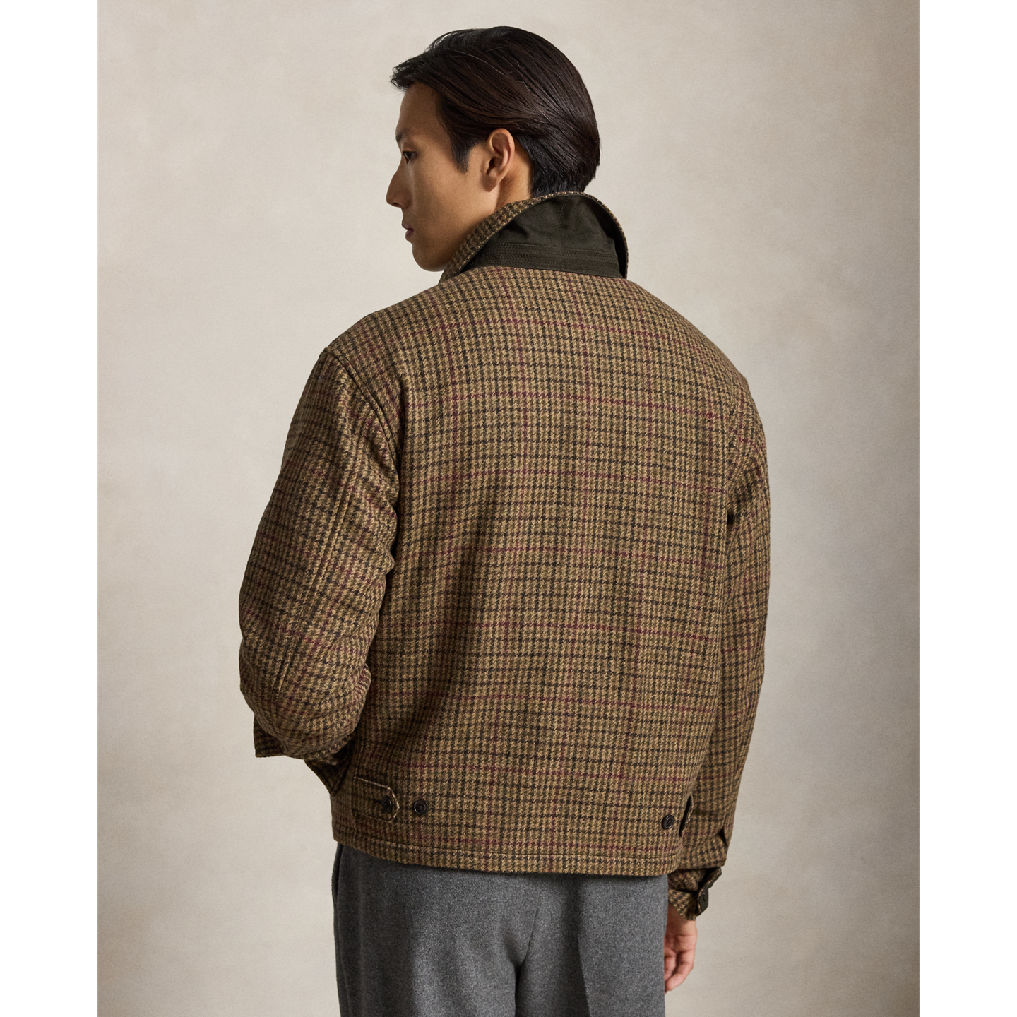 Мужская куртка Ralph Lauren The Langdon Check Tweed, цвет: Тёмно-зелёный клетчатый — фото 2